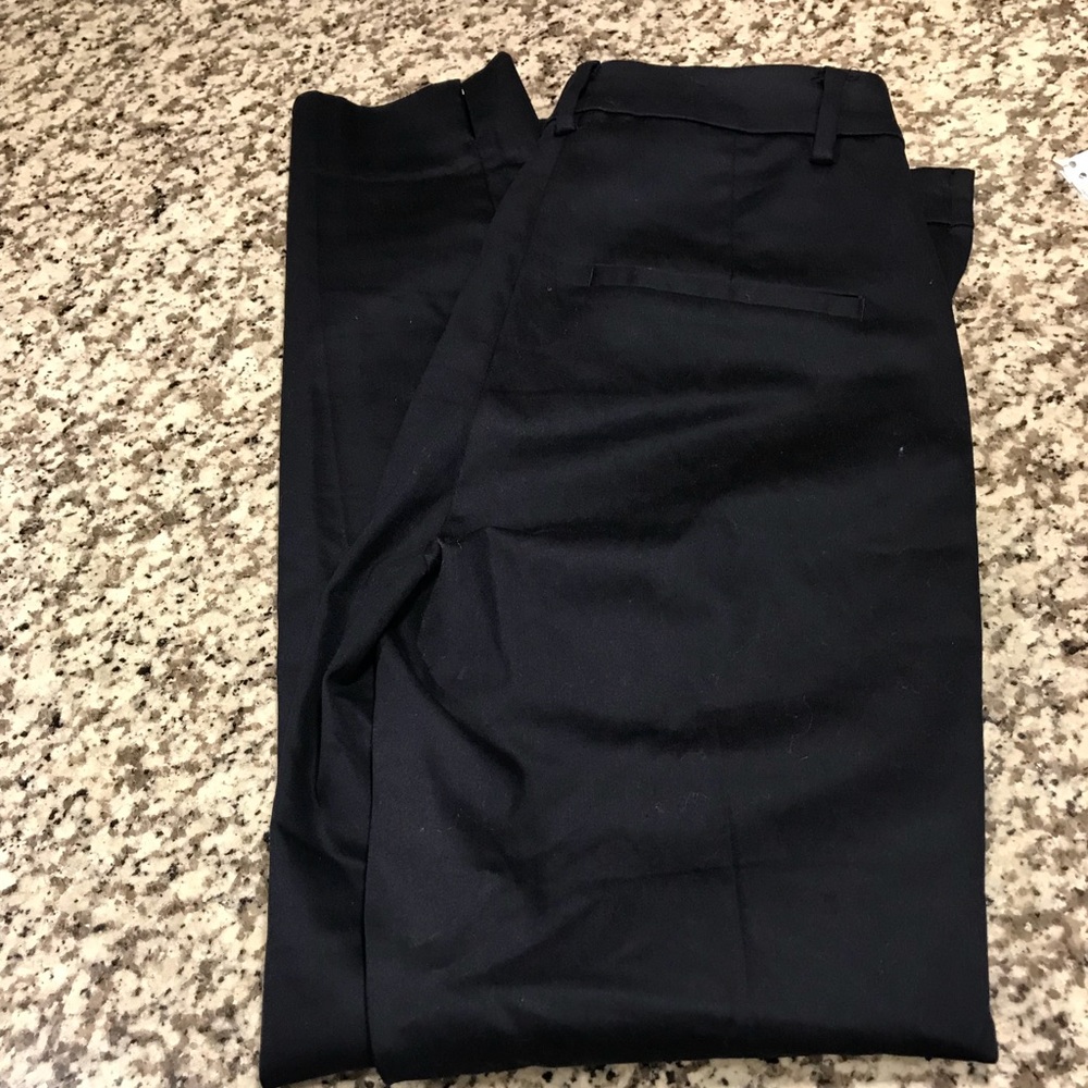 H&M size 6 work trousers navy blue